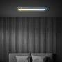 Hranatá - BRILO 7533015 Tava LED stropní svítidlo 98cm, stmívatelné, dálkový ovladač, černé - BRILO - foto 5