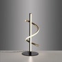 Stolní lampy dekorační - LD 19109-68 EMANDA LED stolní lampa černá mosaz stmívatelné šňůrový stmívač zakřivené 3000K - JUST LIGHT - foto 5