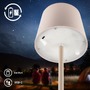 Stolní lampy dekorační - BRILO 7708011 BRILONER Bota stolní lampa - 1,8W, 120lm, nabíjecí, LED, stmívatelné, dotykový vypínač, teplá bílá, béžová 7708011 - foto 5