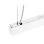 Podélná - LA 1010513 GLENOS® PRO závěsné svítidlo, 1, 5 m, DALI, UGR16, délka závěsu 210 cm, 3000K, 75°, bílá / černá - BIG WHITE (SLV) - foto 5