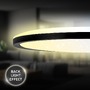 Kruhová - BRILO 7655015 Slim svítidlo LED panel pr.37,5 cm - 22W, 3000lm, dálkový ovladač, stmívatelné, černá - BRILO - foto 5