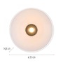 Dekorativní - PN 6282-97 LED stropní svítidlo, ELIPSA, kávová, stmívatelné, opálové sklo, 3000K - PAUL NEUHAUS - foto 5