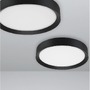 Kruhová - NV 9818452 Stropní svítidlo LUTON černý hliník matný bílý akrylový difuzor LED 47W 230V 3000K IP20 - NOVA LUCE - foto 5