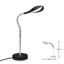 Stolní lampy pracovní - BRILO 7505-015 LED stolní lampa, 40 cm, 4,5 W, černá - BRILO - foto 5