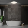 Kruhová - BRILO 3892016 Mojo stropní svítidlo pr.27 cm - 24W, 2600lm, LED, teplá bílá, IP54, bílé - BRILO - foto 5