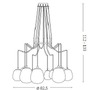 Vícečetná - ILUX 206394 KAROUSEL SP10 - IDEALLUX - foto 5