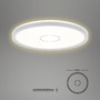 Kruhová - BRI 3391014 Slim svítidlo LED panel, pr. 29,3 cm, 2400 lm, 18 W, stříbrná (starý kód: BRI 3391-014) - BRILONER - foto 5