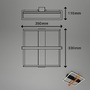 Hranatá - BRILO 3775015 LED stropní svítidlo, 34,5 cm, 14W, 400lm, černá - BRILONER - foto 5