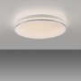 Kruhová - LD 14294-21 KYLE LED stropní svítidlo průměr 38cm stříbrné hvězdné nebe krokově stmívatelné 3000K - JUST LIGHT - foto 5
