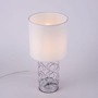 Stolní lampy dekorační - LD 14615-55 DEVA Stolní lampa, Deva, látkové stínidlo, ocel, zakřivené - LEUCHTEN DIREKT / JUST LIGHT - foto 5