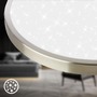 Kruhová - BRILO 3904012 Competo stropní svítidlo pr.33 cm - 22W, 2400lm, LED, neutrální bílá, matný nikl - BRILO - foto 5