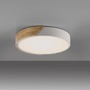 Kruhová - LD 14288-16 BILA LED stropní svítidlo kruhové bílé dřevodekor nadčasový design 3000K - JUST LIGHT - foto 5
