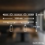 Lištové Briloner 48V - BRILO 8026026 Luxtrail lištový systém, prodlužovací sada, 2x LED spoty, bílá - BRILO - foto 5