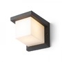 Nástěnná - RED R12560X VÝPRODEJ VZORKU - HIDE SQ nástěnná antracitová 230V E27 13W IP44 - RED - DESIGN RENDL - foto 5