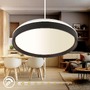 Kruhová - BRILO 3944015 Jus stropní svítidlo pr.48 cm - 44W, 4800lm, LED, stmívatelné, dálkový ovladač, RGBIC, CCT, černá/bílá - BRILO - foto 5