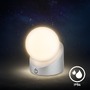 Stolní lampy dekorační - BRILO 7561014 Sora Mini LED stolní lampička bezdrátová IP54, stmívatelné, dotykový vypínač, matný chrom - BRILO - foto 5