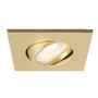 Pro zapuštěná svítidla - LA 1007194 UNIVERSAL DOWNLIGHT kryt pro downlight IP20, výkyvný, hranatý, matně zlatý - BIG WHITE (SLV) - foto 5