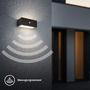 Nástěnná - BRI 3967015 DOGU Outdoor LED nástěnné svítidlo černé 6,5W 700lm 3000K stmívatelné s čidlem (nabíjecí) - BRILONER - foto 5