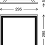 Hranatá - BRILO 7187-016 Svítidlo LED panel s čidlem, 29,5 cm, 1300 lm, 12 W, bílé - BRILO - foto 5