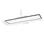 Hranatá - LD 14757-18 FLAT LED stropní svítidlo hranaté v černé s nastavitelou barvou světla a funkcí stmívání 2700-5000K - LEUCHTEN DIREKT / JUST LIGHT - foto 5