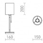 Stolní lampy dekorační - RED R14036 KEITH/RON 15/20 stolní s USB Polycotton bílá/buk 230V E27 7W - RED - DESIGN RENDL - foto 5