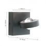 Dekorativní - PN 9185-13 Nástěnné svítidlo Q-MIA LED Smart Home 2x 4,6W 2700-5000K - PAUL NEUHAUS - foto 5