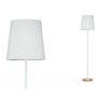 Stojací lampy - P 79634 Stojací lampa Neordic Stellan látkové stínidlo bílá / dřevo - PAULMANN - foto 5