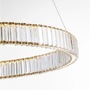 Kruhová - NV 9333076 Závěsné svítidlo AURELIA zlatý kov a křišťál LED 47W 230V 3500K IP20 stmívatelné - NOVA LUCE - foto 5