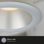 Kruhová - BRI 7041034 LED vestavná svítidla sada, pr.9,5 cm, 3x LED, 4,9 W, 480 lm, matný chrom (starý kód: BRI 7041-034) - BRILONER - foto 5