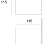 Nepřímé osvětlení - IMPR 341249 Deko-Light nástěnné přisazené svítidlo - Cube, 1x max. 25 W G9, bílá - foto 5