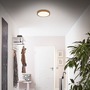 Kruhová - BRILO 3724-014 LED přisazené svítidlo, pr. 28 cm, 12 W, 2000 lm, barva dřeva - BRILONER - foto 5