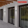 Nástěnná - TF 303404TF TELEFUNKEN LED venkovní svítidlo 11 cm 2x7W 600lm stříbrná - BRILONER - foto 5
