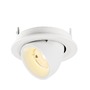 Kruhová - LA 1009413 NUMINOS® GIMBLE S Stropní vestavné svítidlo, 3000 K, 55°, IP20, kulaté, bílé - BIG WHITE (SLV) - foto 5