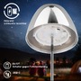 Stolní lampy dekorační - BRILO 7522118 Serina LED bezdrátová stolní lampička IP44, stmívatelná, dotykový vypínač, chrom - BRILO - foto 5