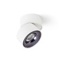 Downlight - RED R14425 ALBANO přisazená bílá černý chrom 230V LED 5W 3000K - RED - DESIGN RENDL - foto 5