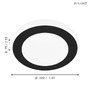 Kruhová - EG 33682 Stropní svítidlo LED CARPI 33682 - EGLO - foto 5