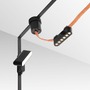 Lištové VEGA 24V - RED R14321 OXONIA 11 náklopná pro systém VEGA/WAVE černá 24V LED 6W 110° 3000K 4000K 6500K - RED - DESIGN RENDL - foto 5