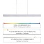 Podélná - PN 2440-95 Q-ADRIANA Paul Neuhaus LED závěsné svítidlo hliník, RGB, Smart Home ZigBee RGB+2700-5000K - PAUL NEUHAUS - foto 5
