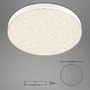 Kruhová - BRI 7075-416 LED stropní svítidlo hvězdné nebe, pr. 38,7 cm, 24,5 W, bílé - BRILONER - foto 5