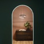 Dekorativní - FAN LED-LIEVE-S-NER Závěsné svítidlo LED LIEVE černá 30 W 4000 lm CCT 40 x 130 cm - FANEUROPE - foto 5