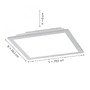 LED panely - LD 14754-21 FLAT LED stropní svítidlo, panel, hranaté, 30x30cm 2700-5000K - LEUCHTEN DIREKT / JUST LIGHT - foto 5