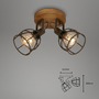 Bodová - BRILO 2670-024 Bodové svítidlo pr. 22 cm 2x E27 25W hnědé - BRILO - foto 5