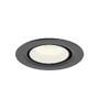 Kruhová - LA 1005850 NUMINOS® GIMBLE XS zápustné stropní svítidlo černé/bílé 4000 K 20° - BIG WHITE (SLV) - foto 5
