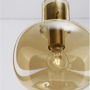 Koule - NV 9236650 Závěsné svítidlo CINZIA šampaň sklo bílý kabel mosazný zlatý kov E27 1x12W 230V IP20 bez žárovky - NOVA LUCE - foto 5
