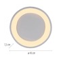 Kruhová - LD 14233-16 Kolekce Schöner Wohnen LED stropní svítidlo MONTA, bílá, stmívatelné, paměťová funkce, krokově stmívatelné, 3000K - JUST LIGHT - foto 5