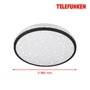 Kruhová - TF 318305TF TELEFUNKEN LED stropní svítidlo s čidlem, pr. 28 cm, 16 W, černá - BRILONER - foto 5