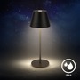 Stolní lampy dekorační - BRILO 7653015 Kiki Nano stolní lampička - 1,5W, 130lm, nabíjecí, LED, stmívatelné, teplá bílá, černá - BRILO - foto 5