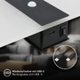 Nepřímé osvětlení - BRI 3888015 Aura nástěnné svítidlo - 2,5W, 100lm, nabíjecí, LED, s pohybové čidlo, černá - BRILONER - foto 5