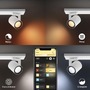SmartHome Paul Neuhaus - PH 50622/31/P7 Hue Argenta Bluetooth SVÍTIDLO BODOVÉ GU10 2x5,7W 2x350lm 2000-6500K, bílá - PHILIPS HUE (915005762001) - foto 5