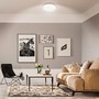 Kruhová - BRILO 3937016 Nebo stropní svítidlo pr.27,8 cm - 15W, 1800lm, LED, hvězdné nebe, neutrální bílá, bílé, květinový vzor - BRILO - foto 5